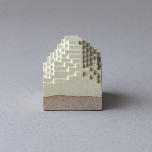 Voxel Piece (S) / Brown clay × Yellow