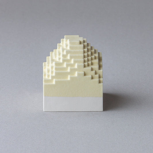 Voxel Piece (S) / White clay × Yellow