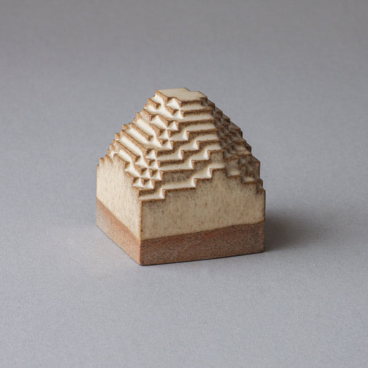 Voxel Piece (S) / Brown clay × Latte Brown