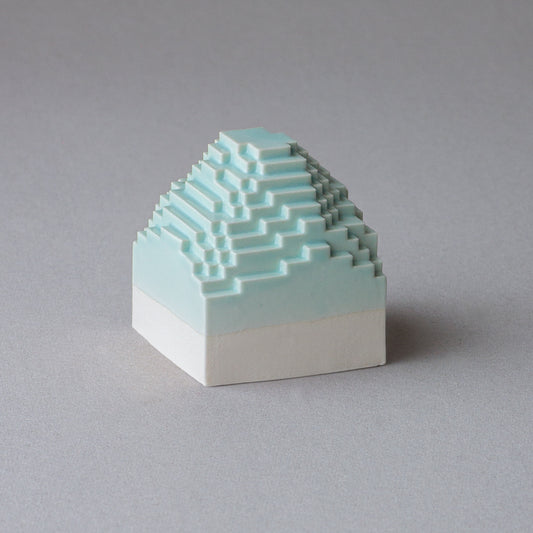Voxel Piece (S) / White clay × Green