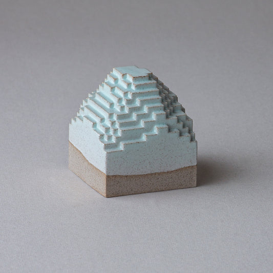 Voxel Piece (S) / Brown clay × Green