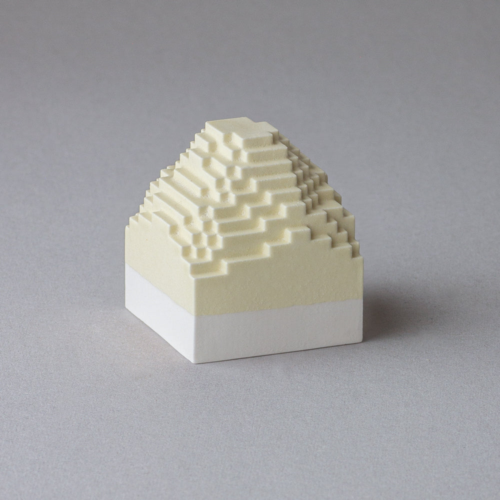 Voxel Piece (S) / White clay × Yellow