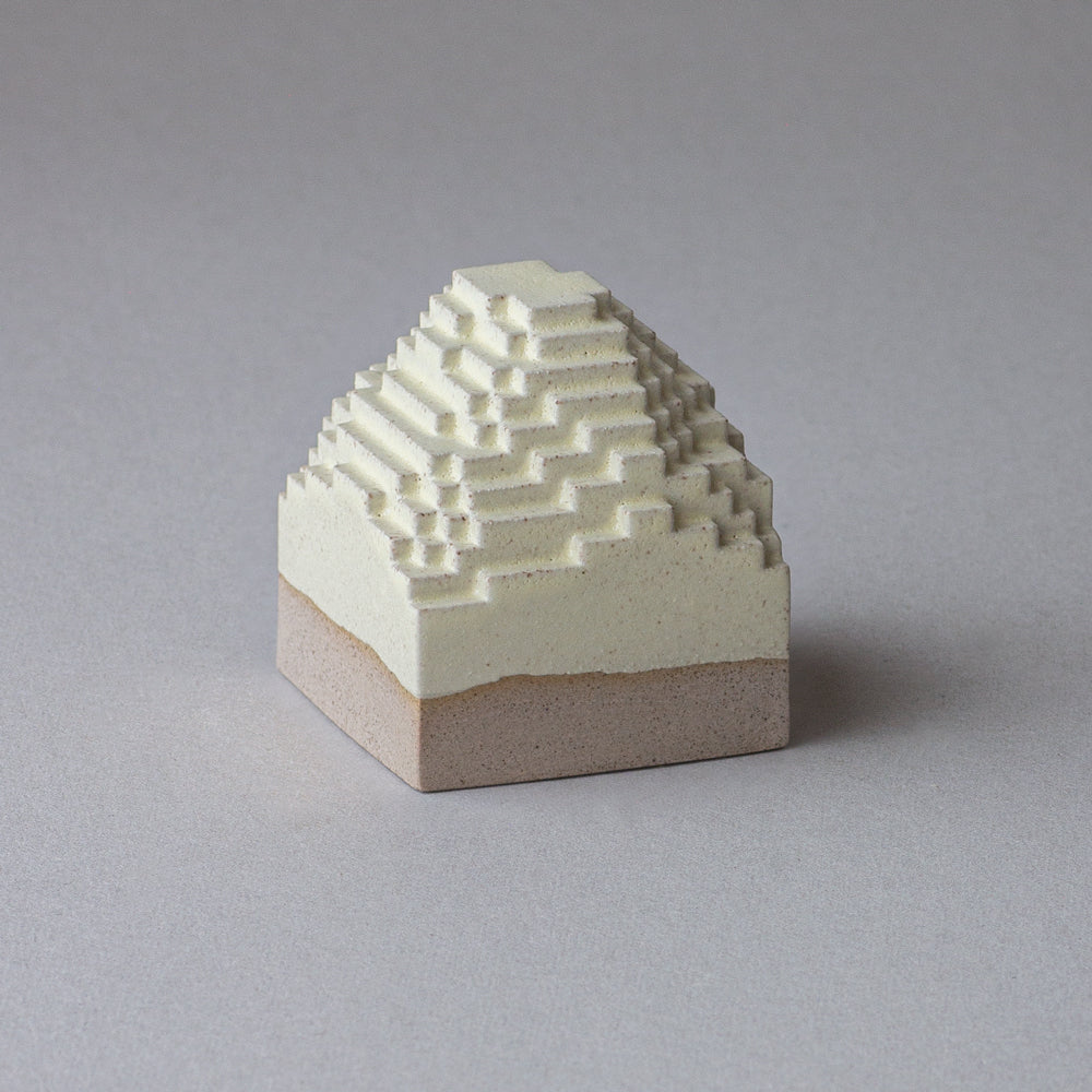 Voxel Piece (S) / Brown clay × Yellow