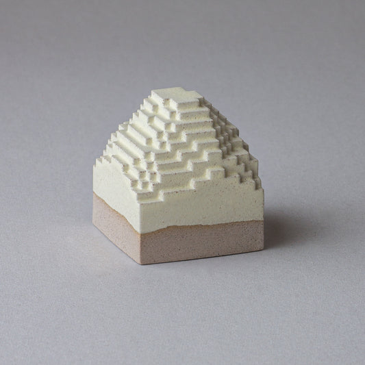 Voxel Piece (S) / Brown clay × Yellow