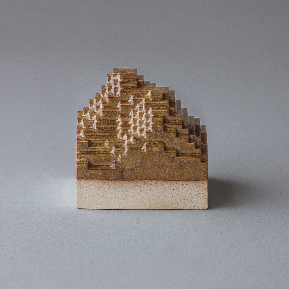 Voxel Piece (L) / Brown clay × Iron Brown