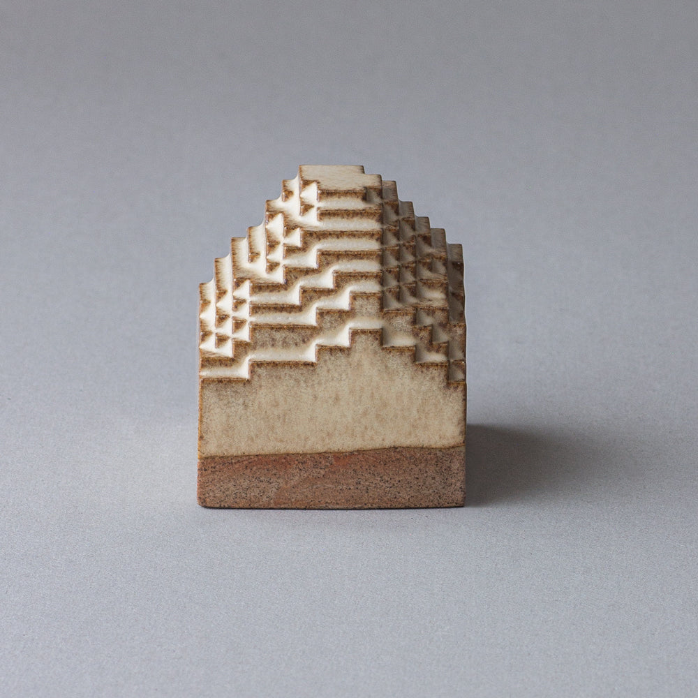 Voxel Piece (S) / Brown clay × Latte Brown