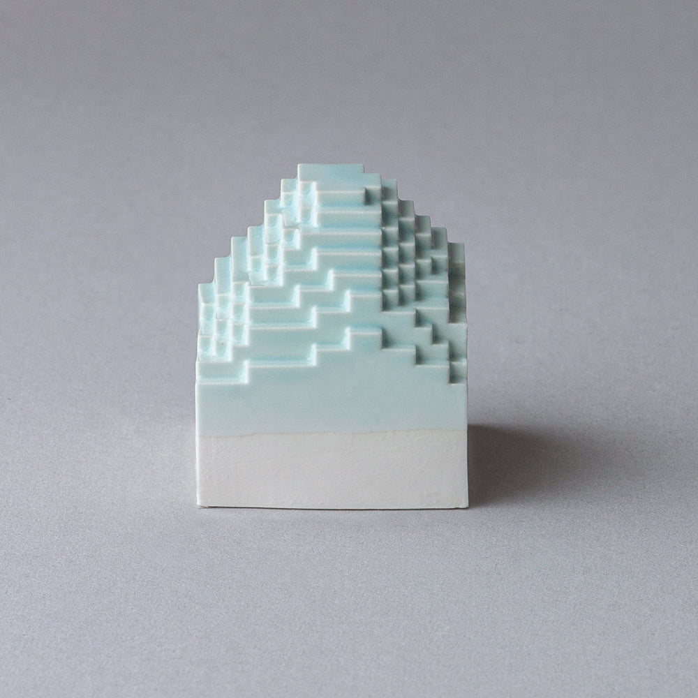 Voxel Piece (S) / White clay × Green
