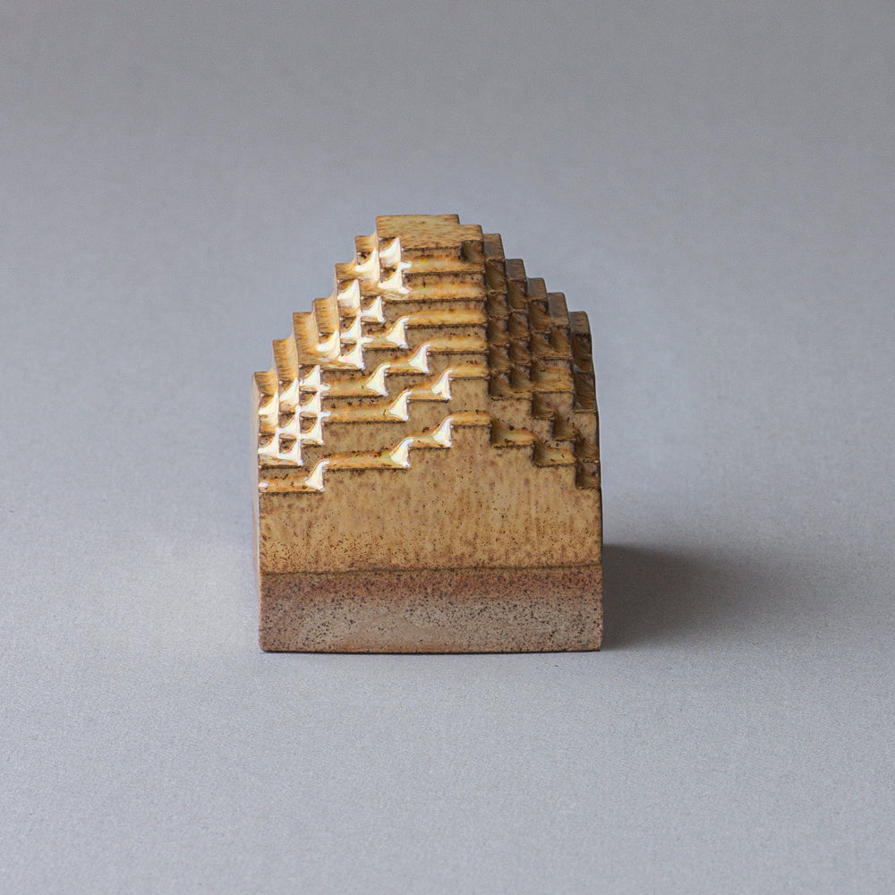 Voxel Piece (S) / Brown clay × Luster Brown