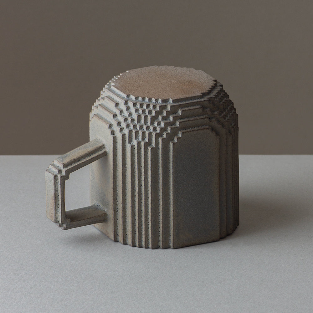 Voxel Mug / Gray