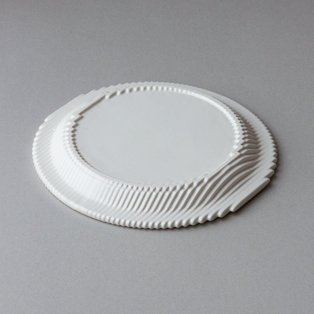 Layer Dish / White