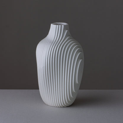 Vase Layer high /  Glossy White