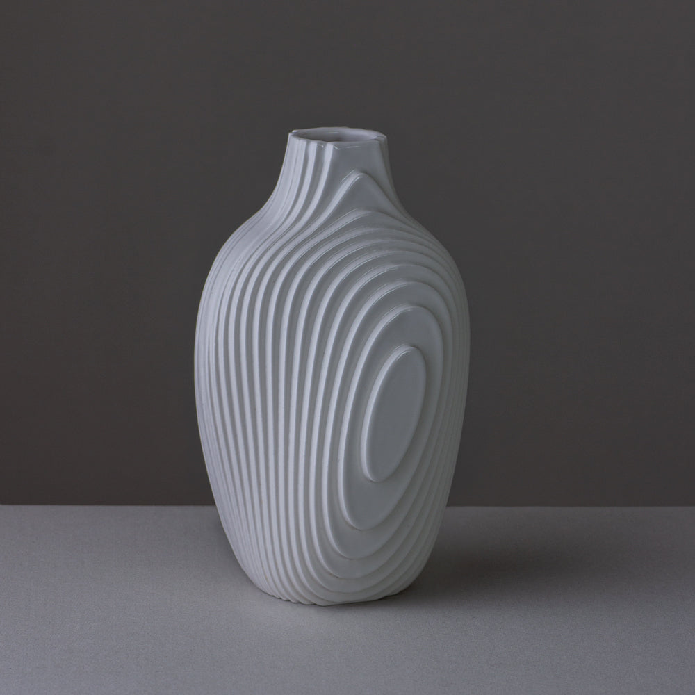 Vase Layer high /  Glossy White
