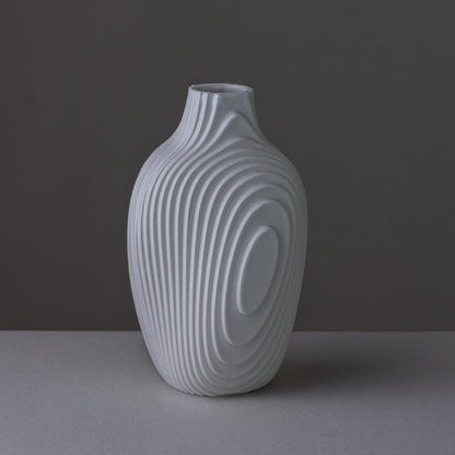 Vase Layer high /  Glossy White
