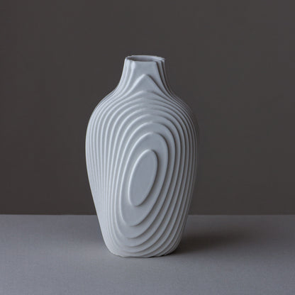 Vase Layer high /  Glossy White