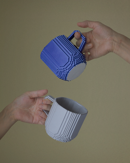 Voxel Mug / Gray